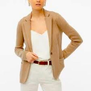 J Crew Schoolboy one button cardigan sweater blazer